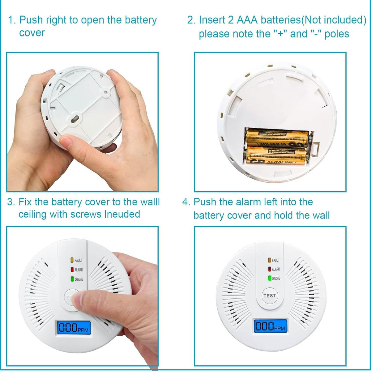 Portable Carbon Monoxide Detector
