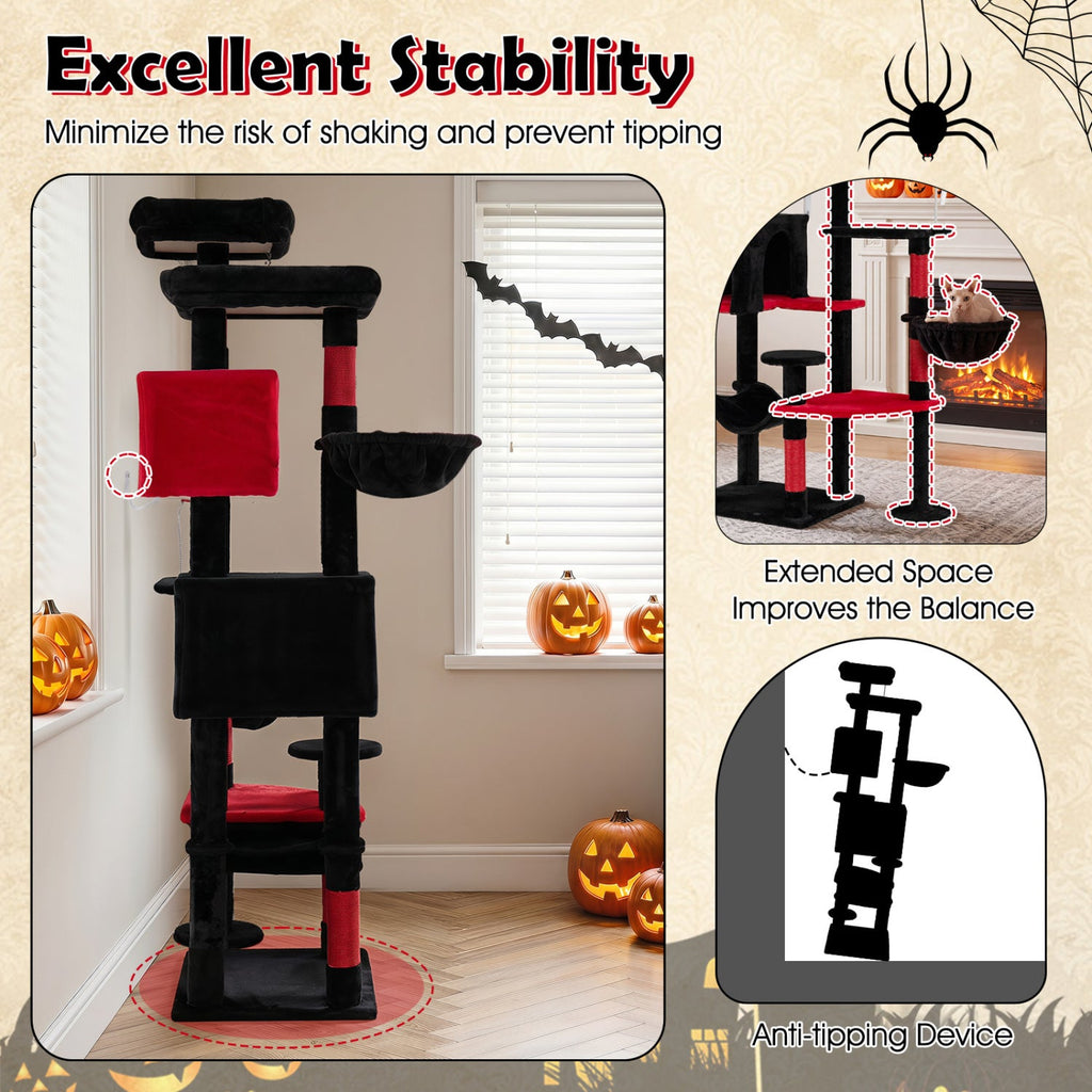 75-Inch Gothic Cat Tree
