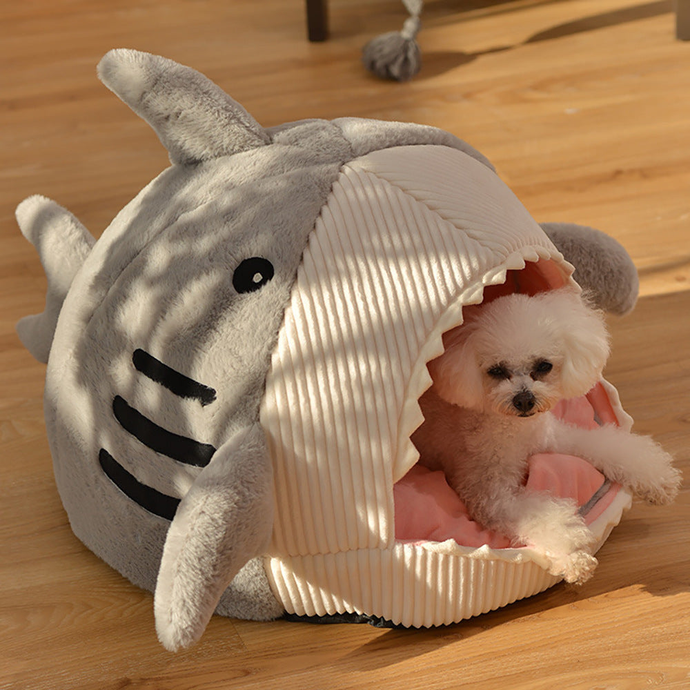 Shark Pet Nest – Cat & Dog Bed