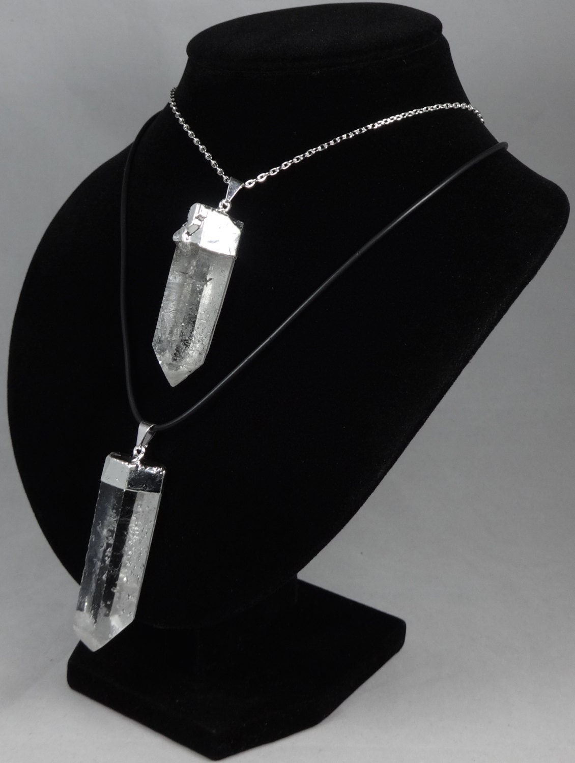 Large Quartz Crystal Point Pendant