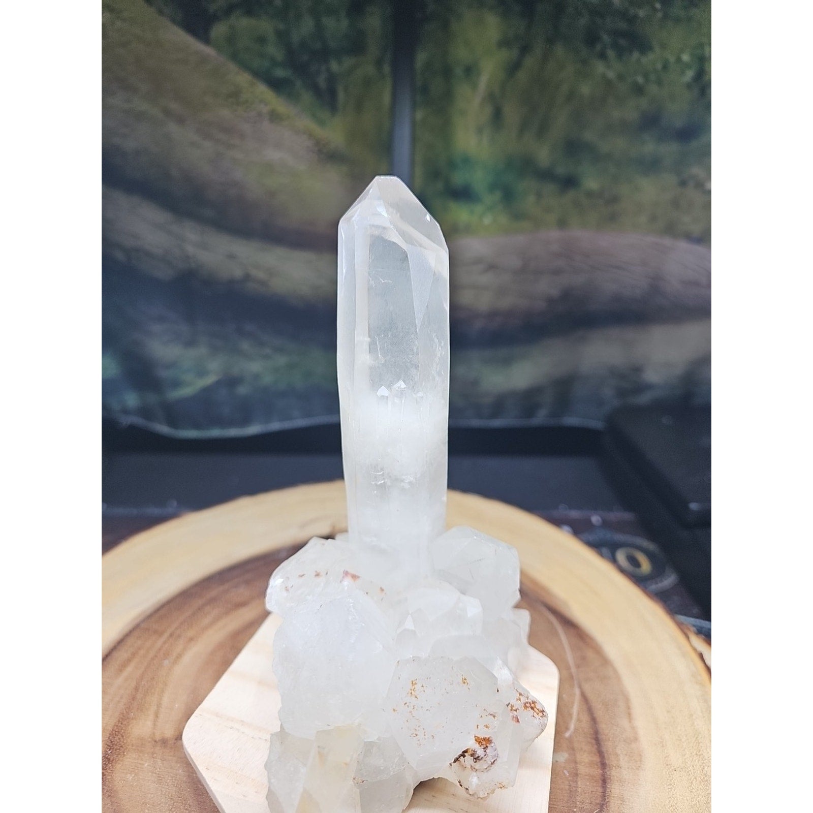 Clear White Quartz Crystal Cluster — 1.28 lb | Natural Specimen from Madagascar