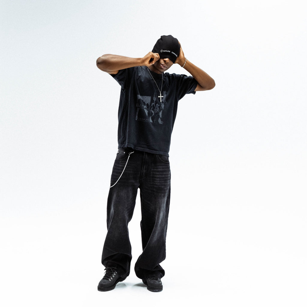 Signature Denim – Baggy Black Jeans