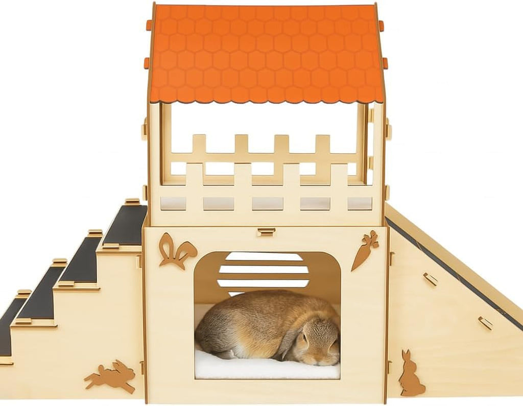 Wooden Bunny Castle Hideout