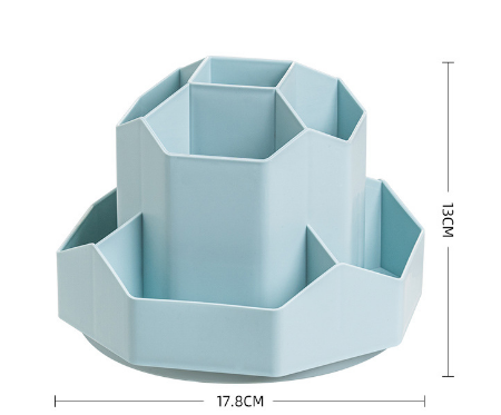 Rotating Desktop Pen Holder – Large Capacity Organizer for Office & School