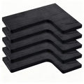 Rustic Corner Floating Shelves – Set of 5 Wall-Mounted Wood Shelves