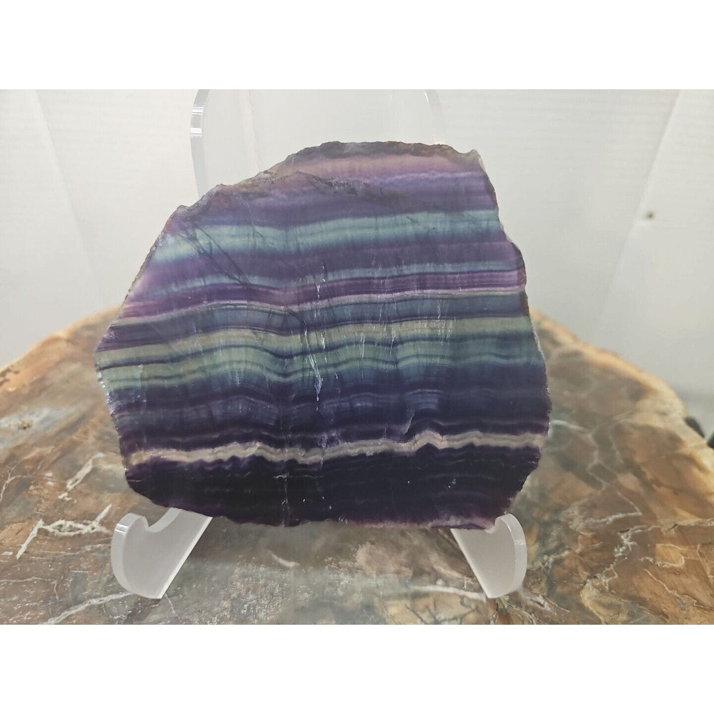 Rainbow Fluorite Crystal Flake Specimen