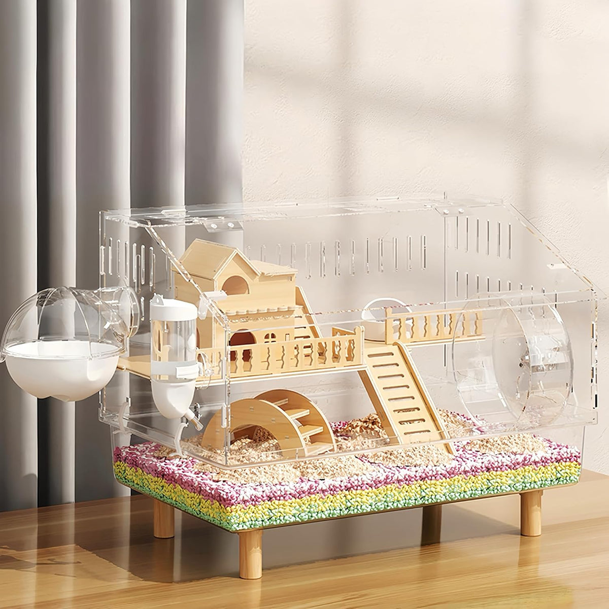 2-Tier Acrylic Hamster Cage