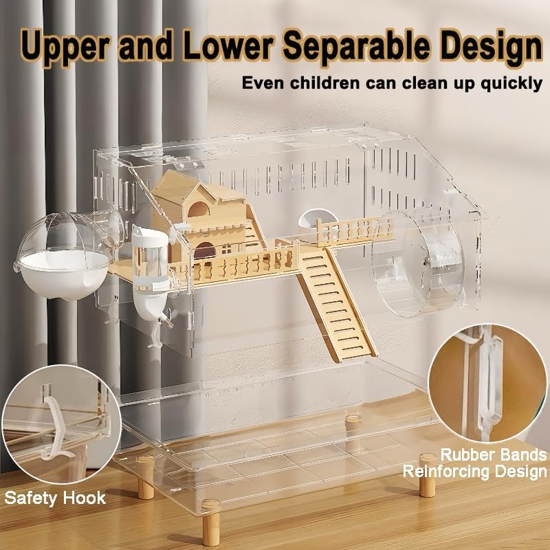 2-Tier Acrylic Hamster Cage