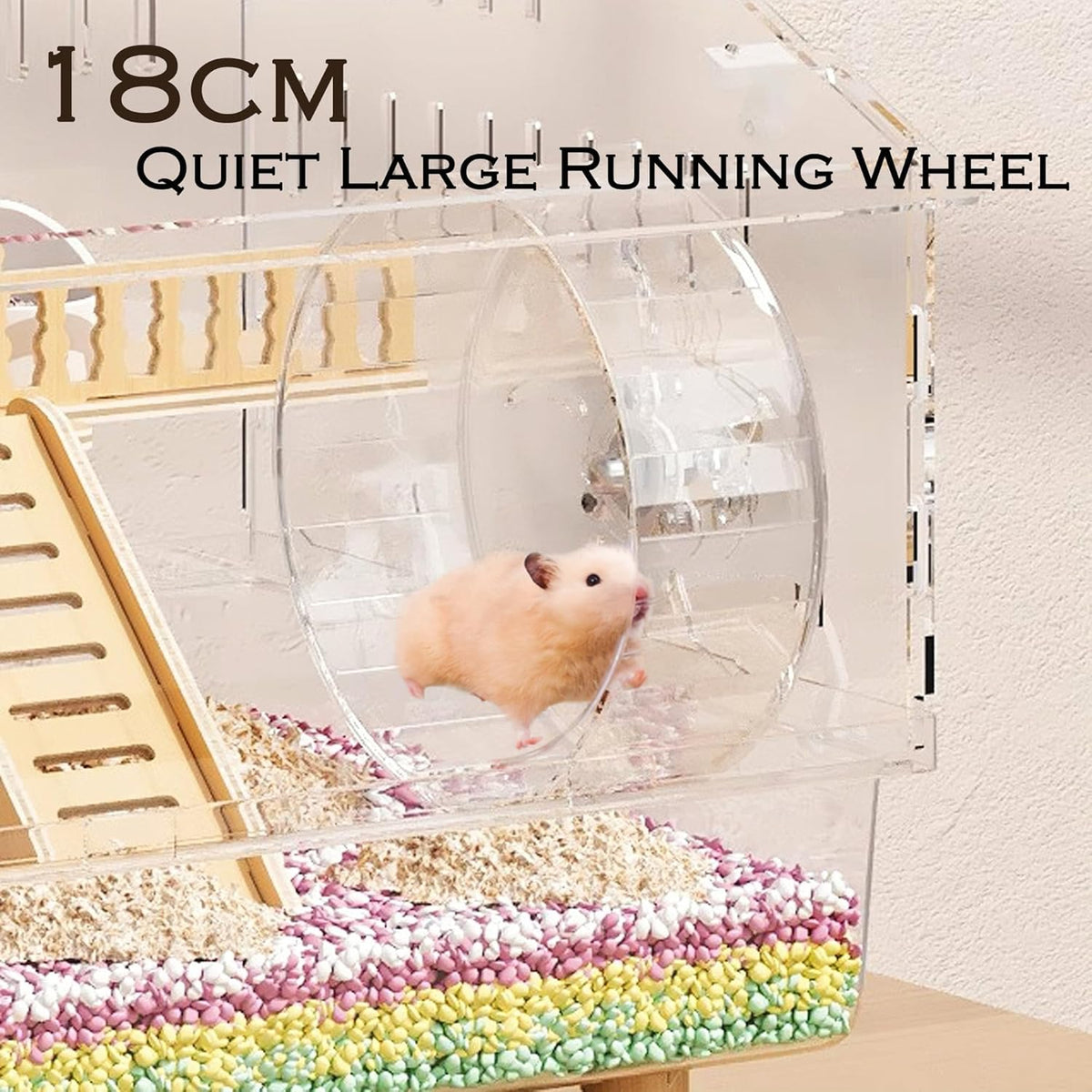 2-Tier Acrylic Hamster Cage