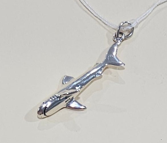 925 Sterling Silver Ocean Pendants & Charms | 9 Styles | Seahorse, Shark, Mermaid & More