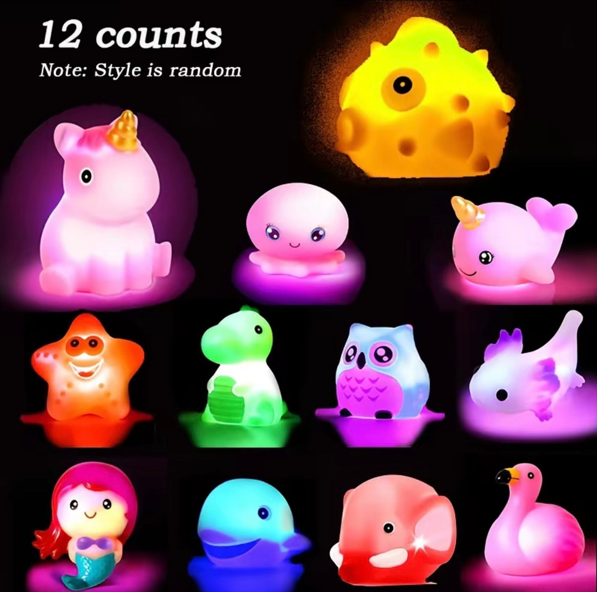 GlowSplash LED Bath Toys