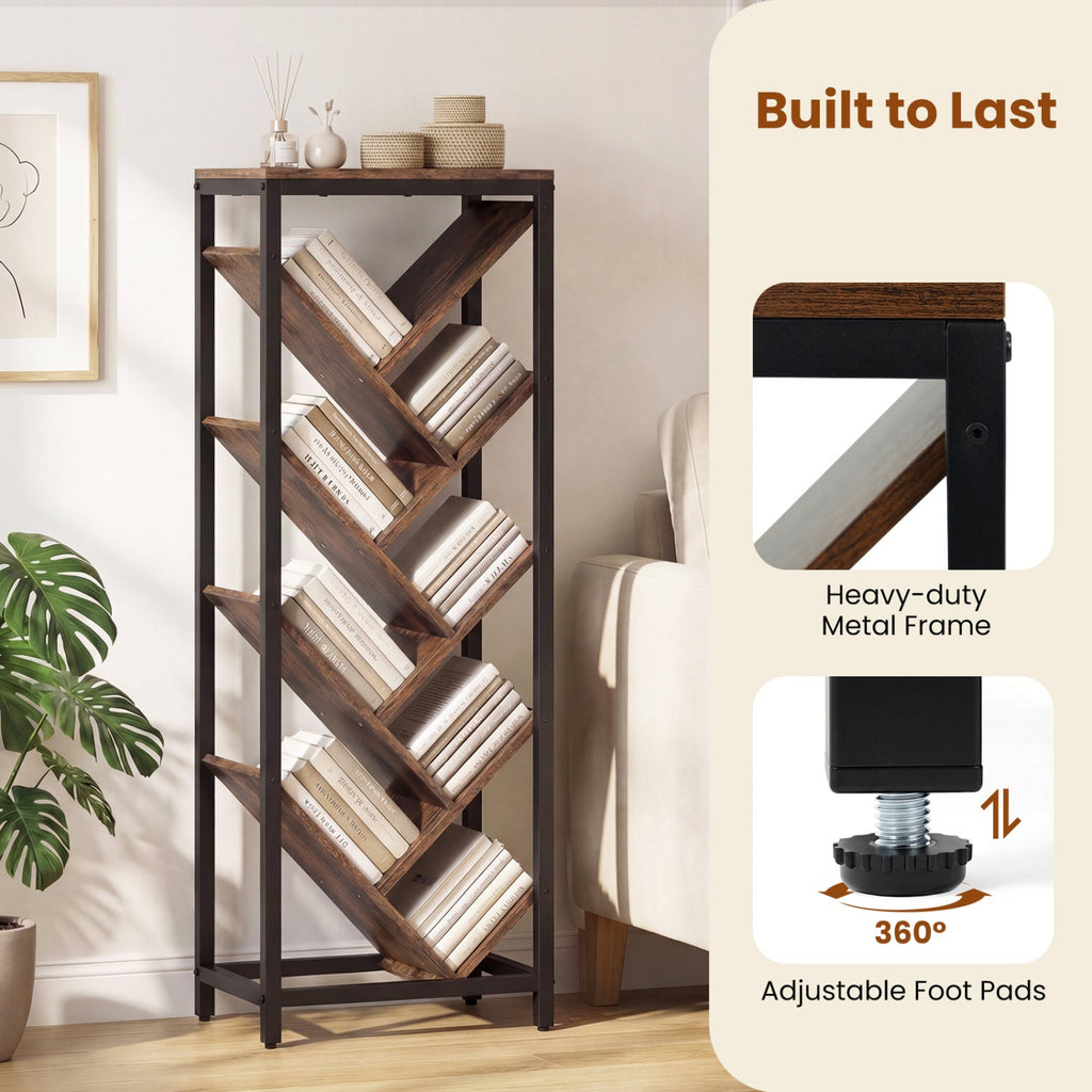 9-Tier Tree Bookshelf