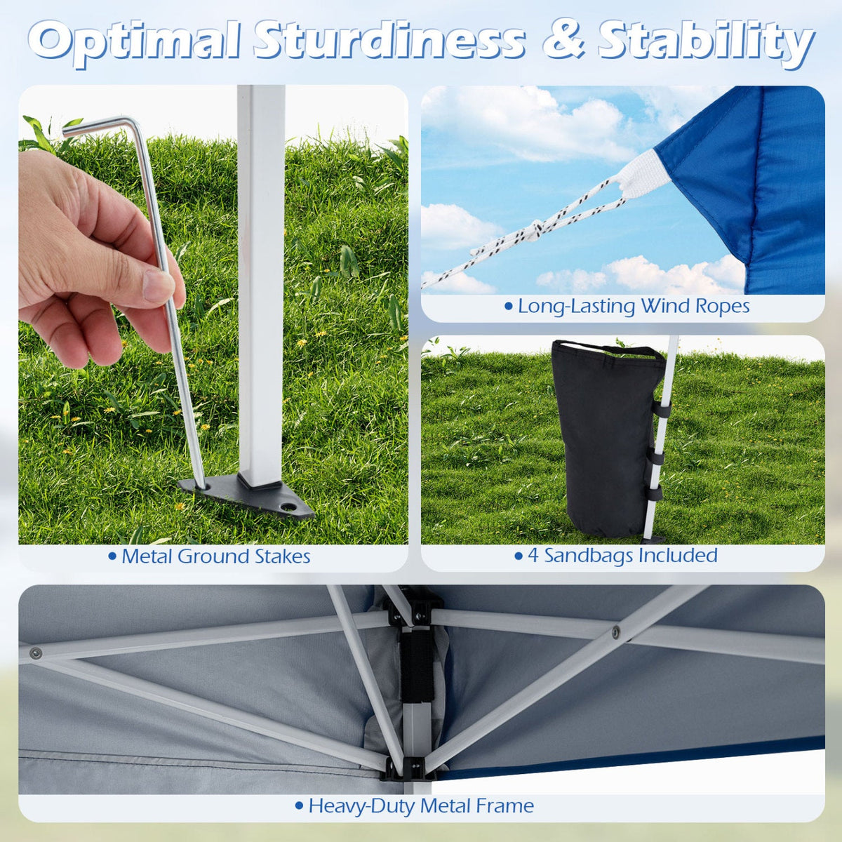 9x9 ft Pop-Up Canopy Tent