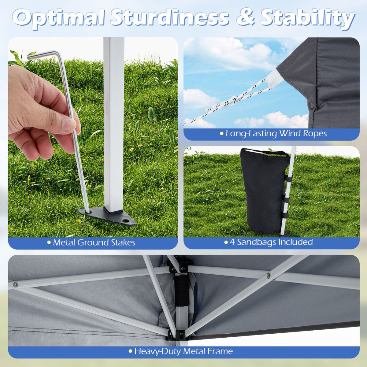 9x9 ft Pop-Up Canopy Tent