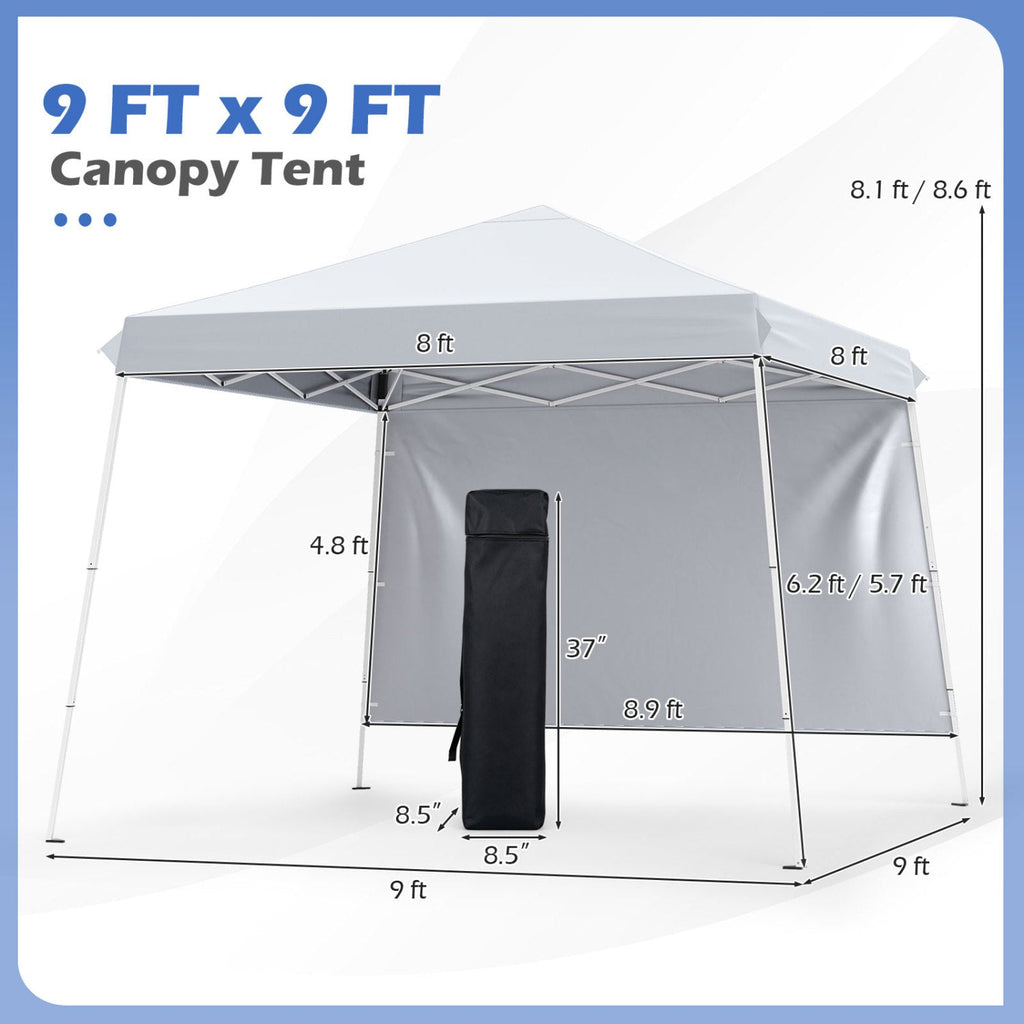 9x9 ft Pop-Up Canopy Tent