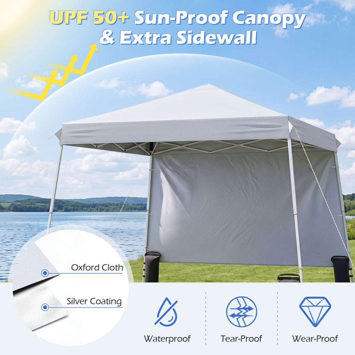 9x9 ft Pop-Up Canopy Tent