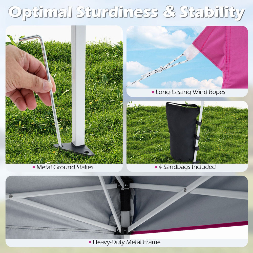 9x9 ft Pop-Up Canopy Tent