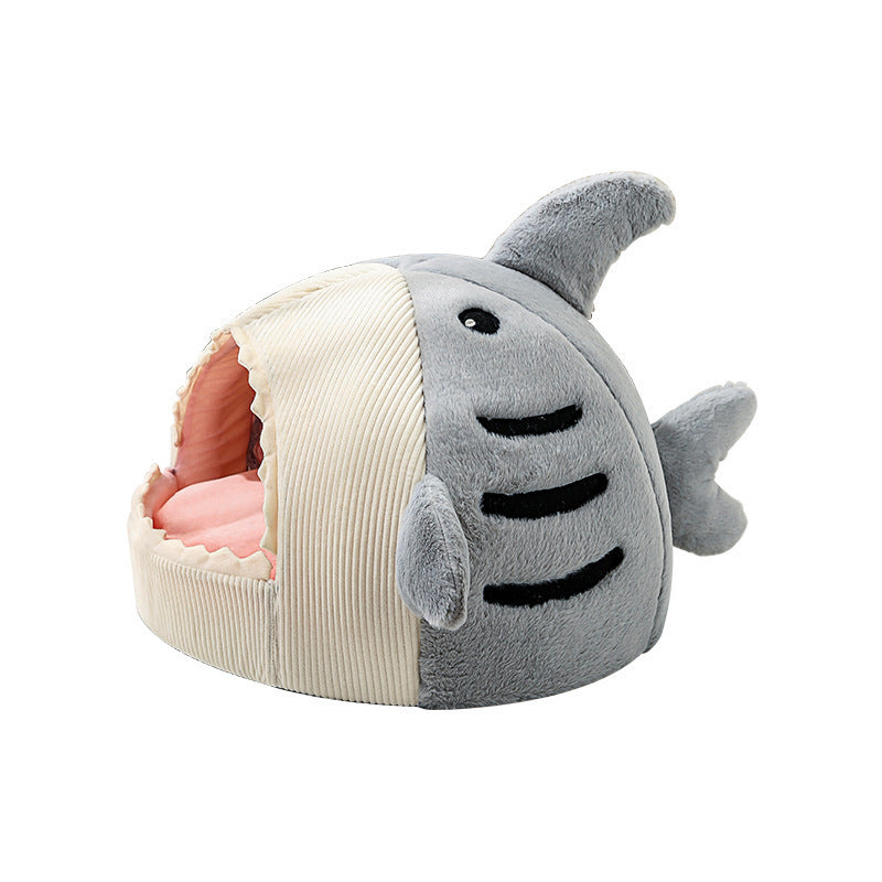 Shark Pet Nest – Cat & Dog Bed