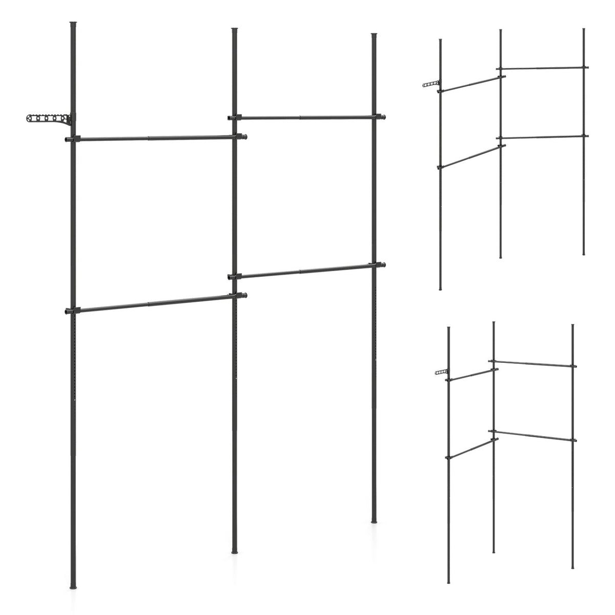 Floor-to-Ceiling Clothes Rack