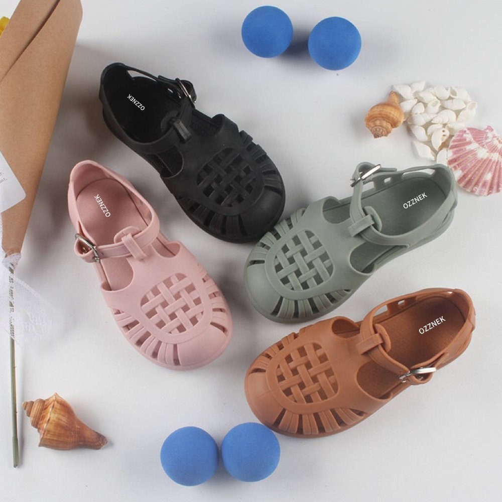 Kids Jelly Sandals – Waterproof Toddler Summer Shoes | Wide Toe Box & Anti-Slip Sole
