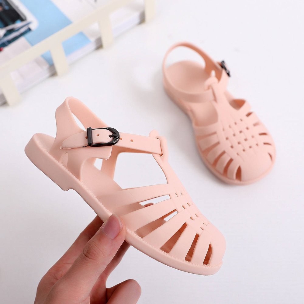 Kids Jelly Sandals – Waterproof Toddler Summer Shoes | Wide Toe Box & Anti-Slip Sole