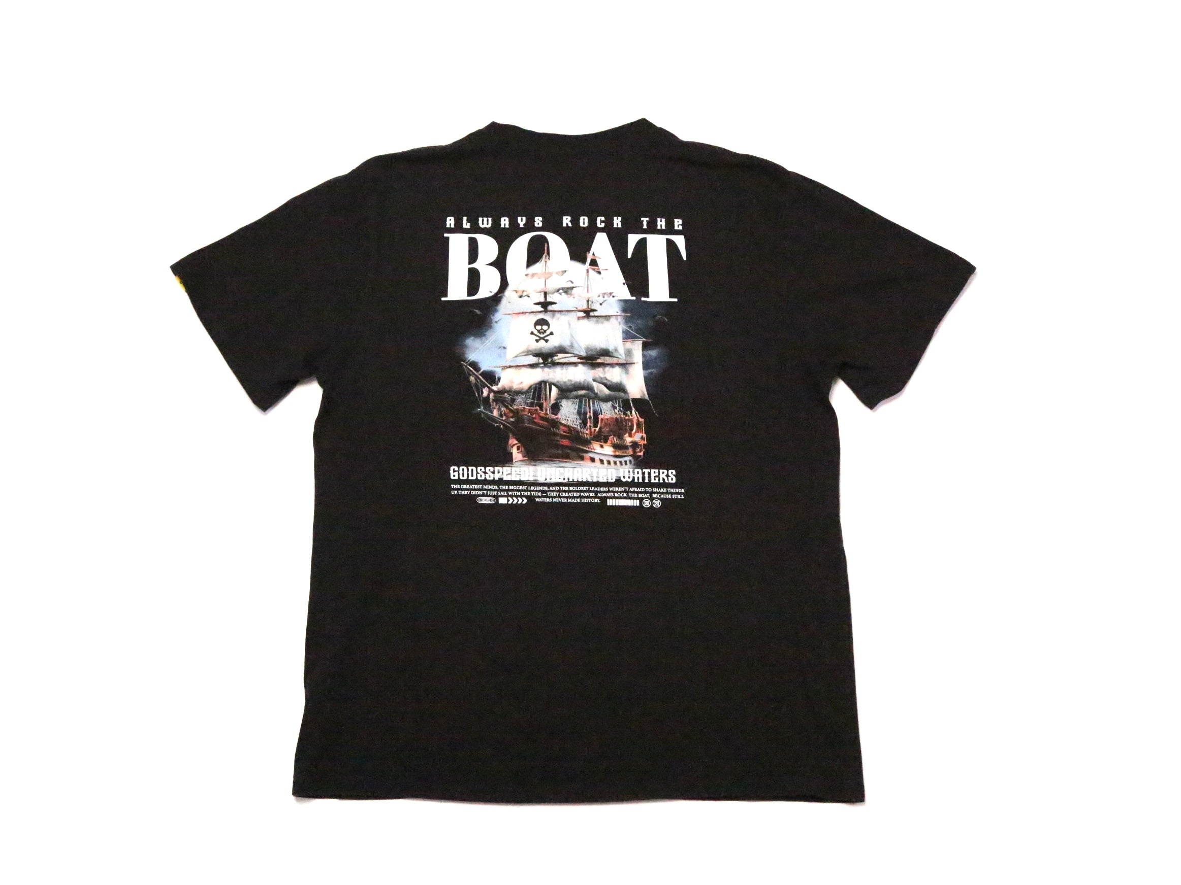 Always Rock The Boat T-Shirt – Black