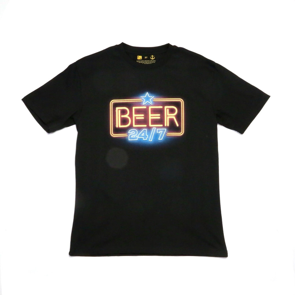 Beer 24/7 T-Shirt – Black | Richmond Hood Company