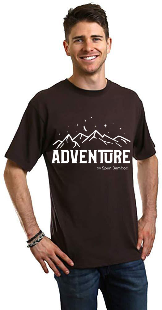 Spun Bamboo Men's Adventure Printed Bamboo Viscose & Organic Cotton T-Shirt