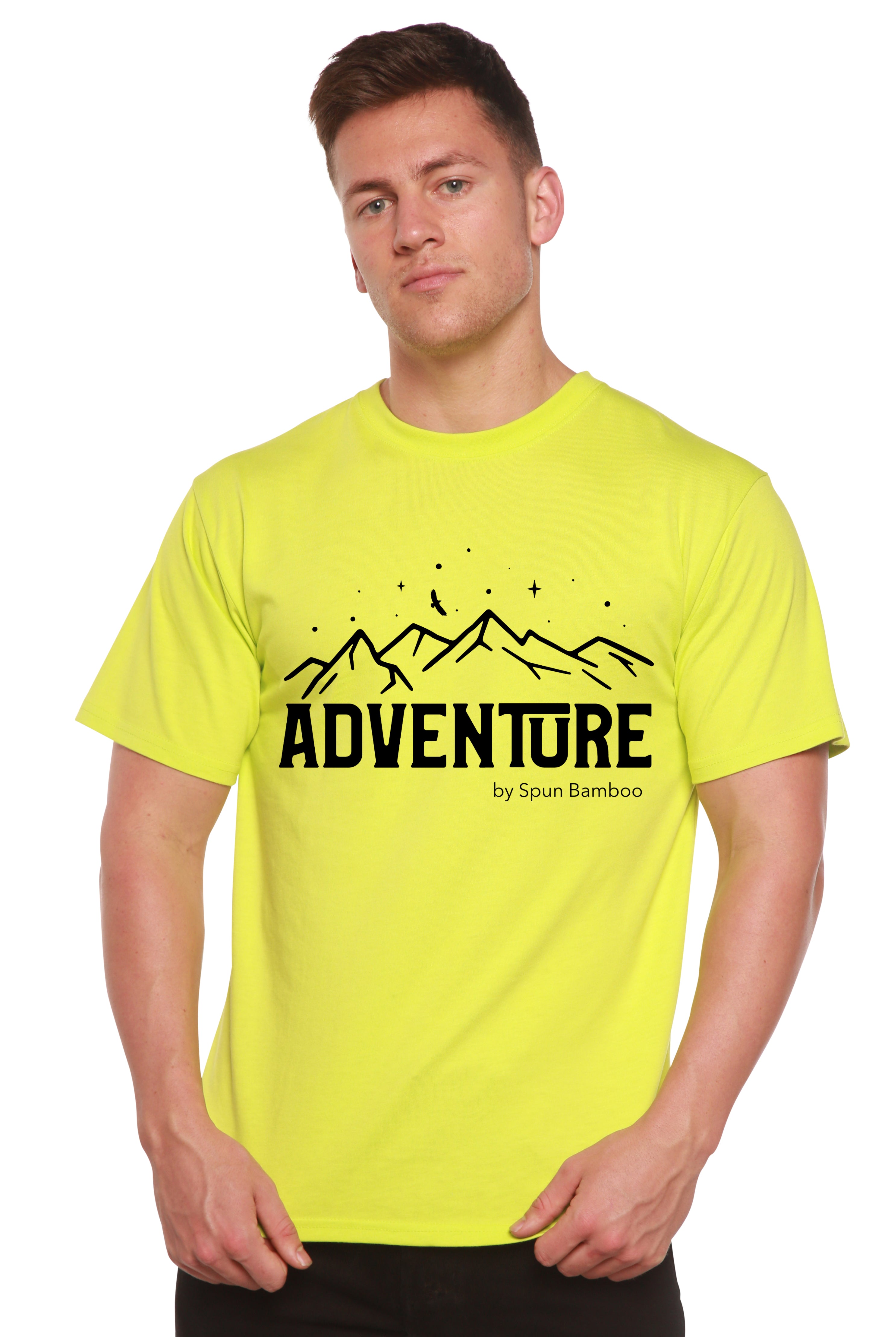 Spun Bamboo Men's Adventure Printed Bamboo Viscose & Organic Cotton T-Shirt