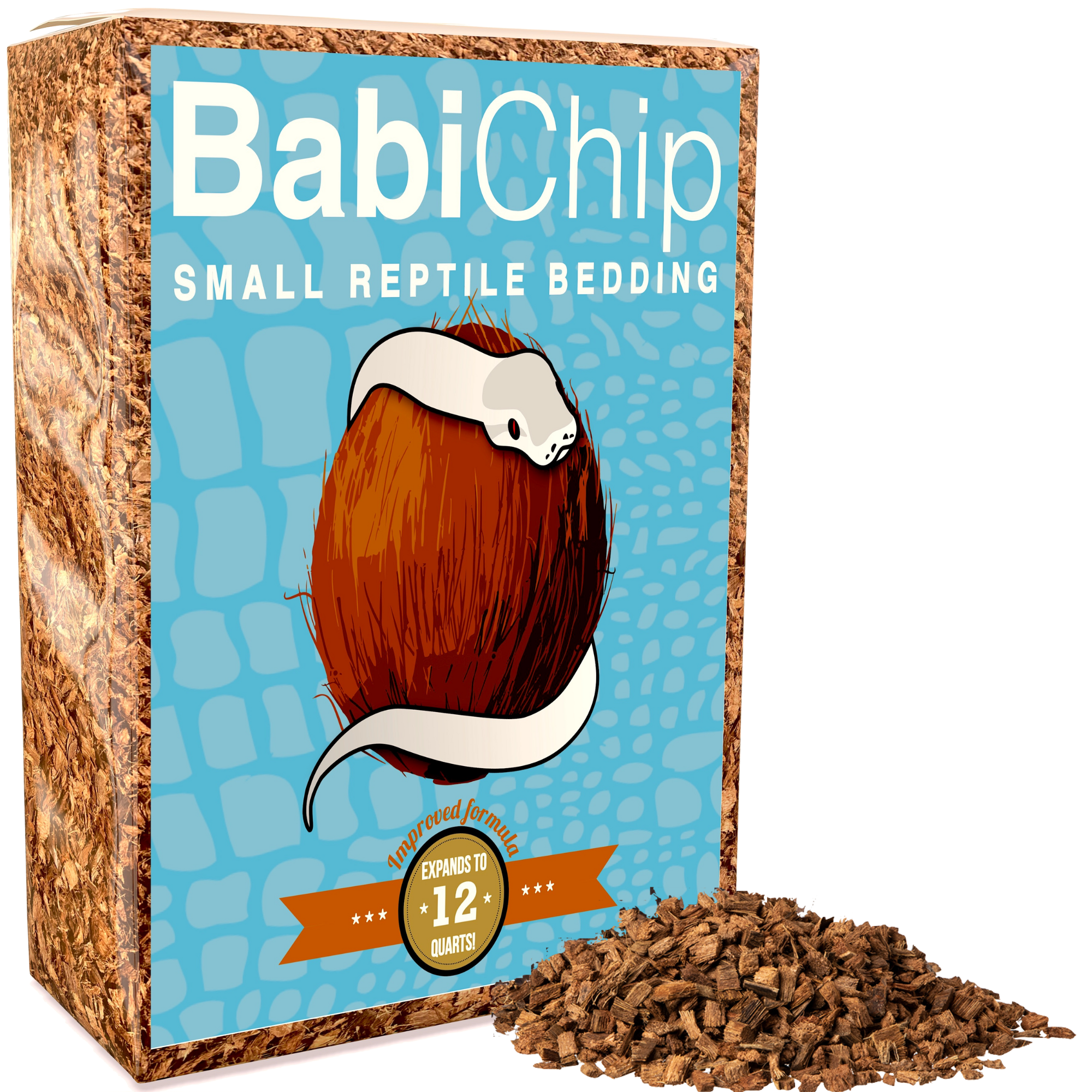 ReptiChip BabiChip Coconut Chip Substrate for Reptiles & Amphibians
