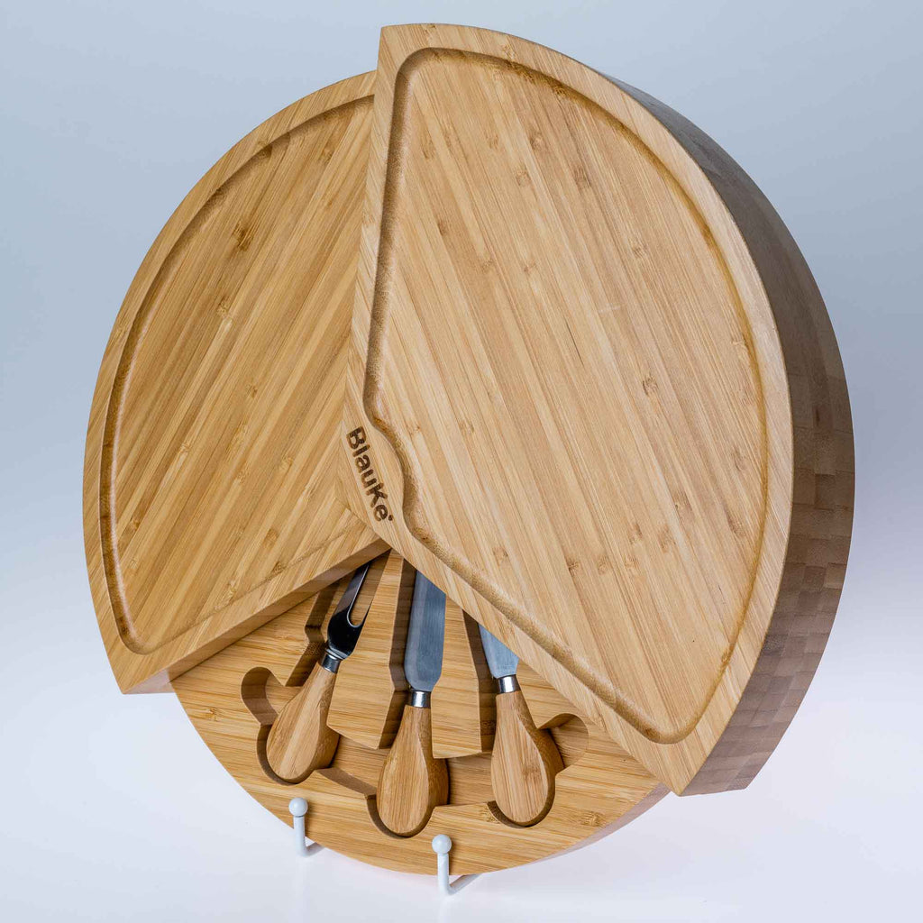 Bamboo Cheese Board & Knife Set