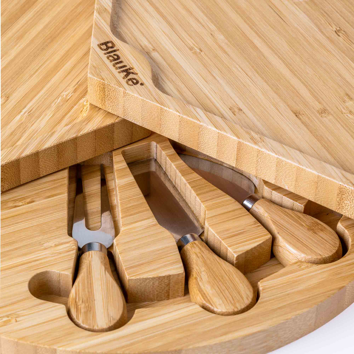 Bamboo Cheese Board & Knife Set