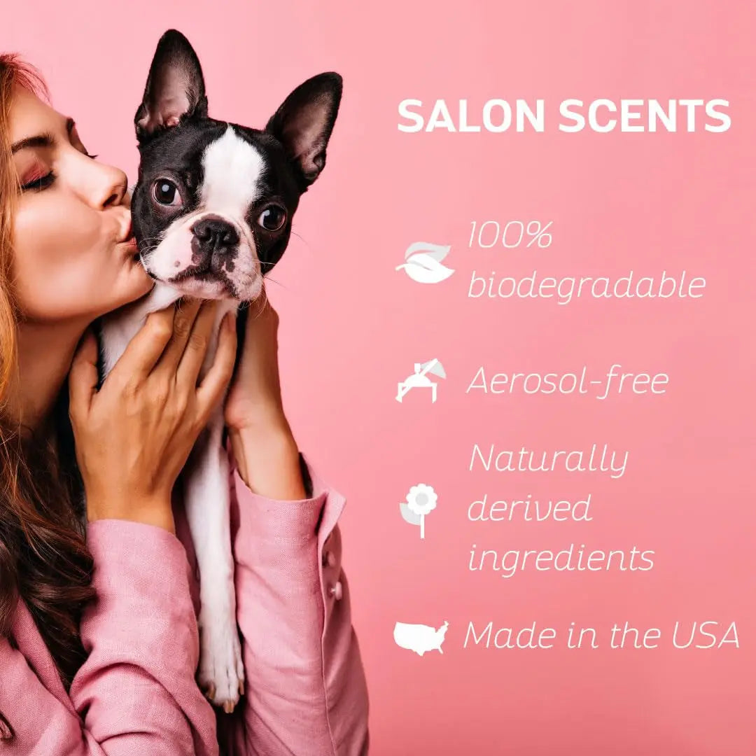 Bark2Basics Salon Scents Pet Cologne – Professional Deodorizing Spray for Dogs & Cats | Alcohol-Free, USA-Made | 8 oz | 10 Scents