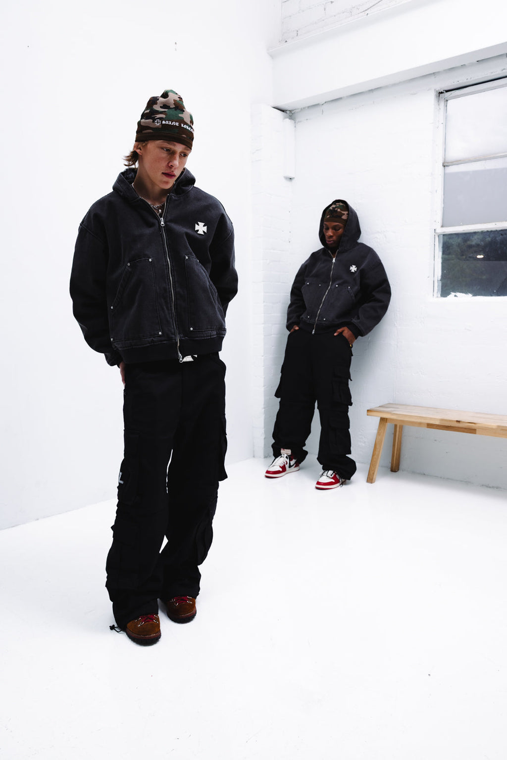 Into The Dark Cargo Pants – Black