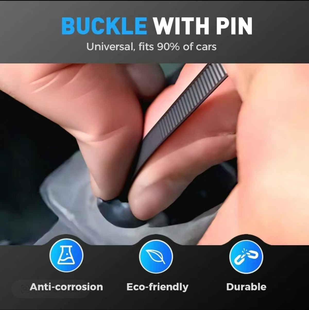 Heavy Duty Nylon Cable Ties with Buckles