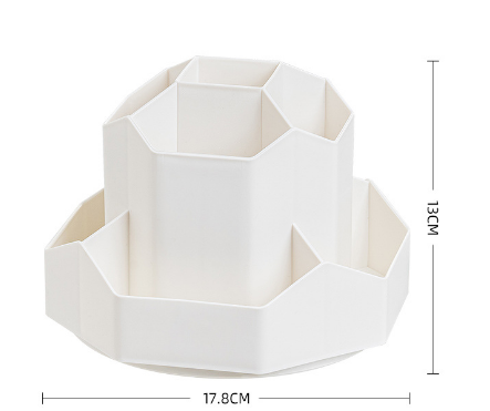 Rotating Desktop Pen Holder – Large Capacity Organizer for Office & School