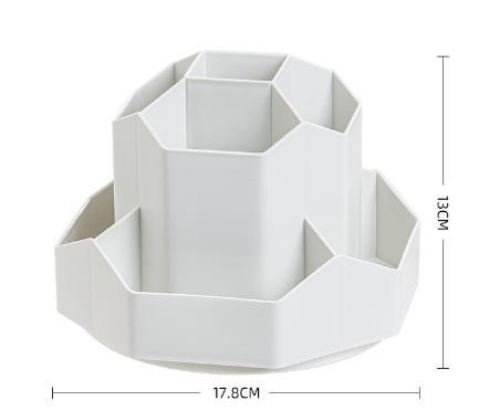 Rotating Desktop Pen Holder – Large Capacity Organizer for Office & School