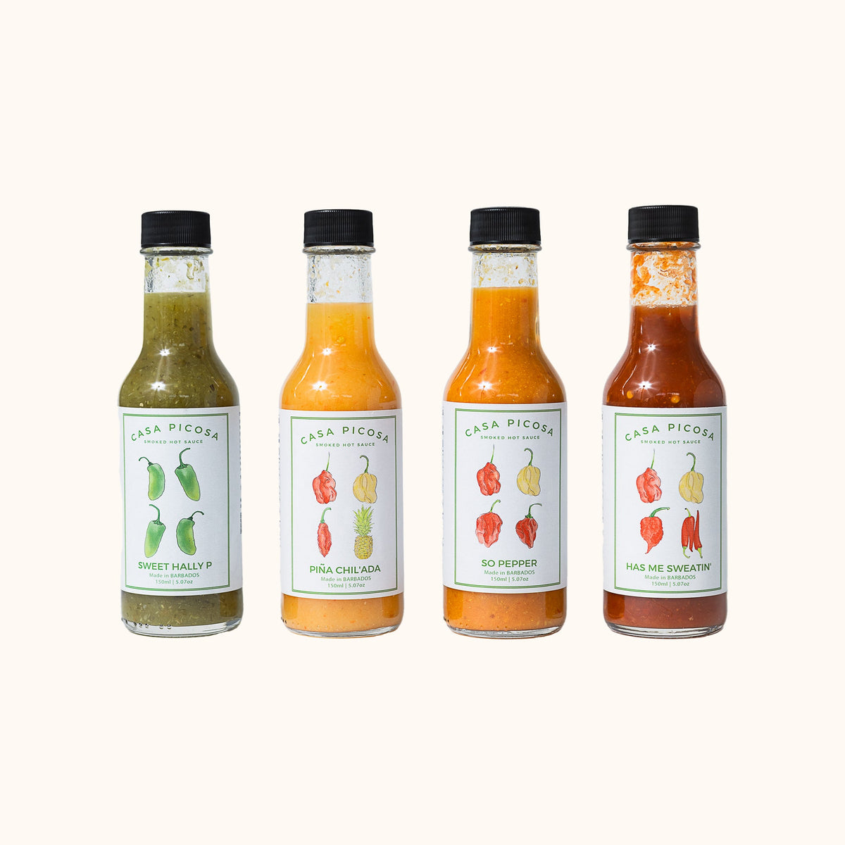 Casa de Suna Complete Sauce Collection — All 4 Flavors Gift Box