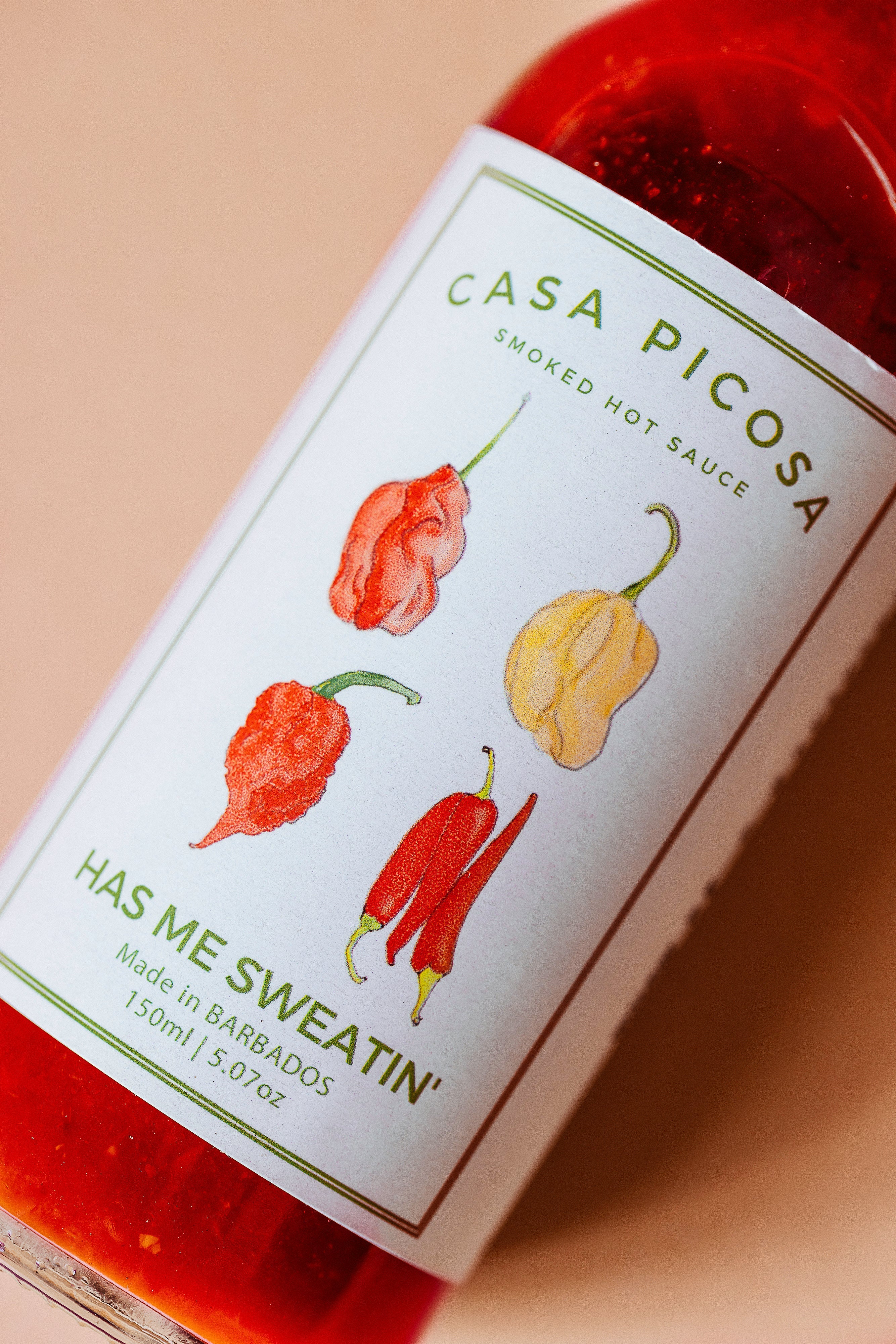 Has Me Sweatin' — Carolina Reaper & Scotch Bonnet Hot Sauce