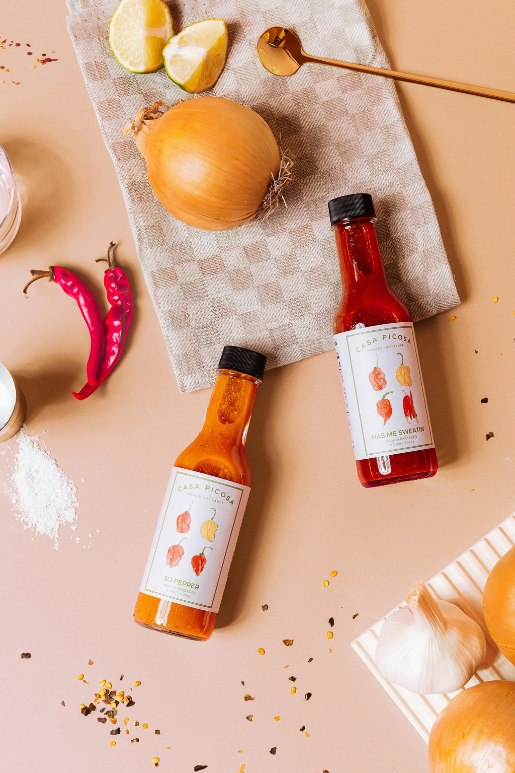 Has Me Sweatin' — Carolina Reaper & Scotch Bonnet Hot Sauce