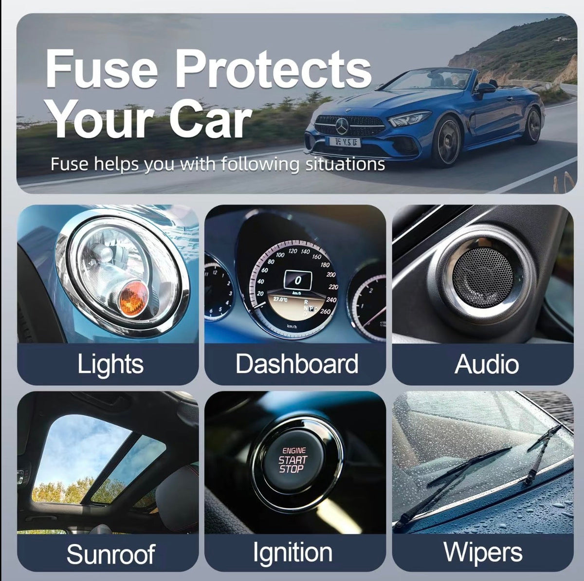 300-Piece Automotive Blade Fuse Kit