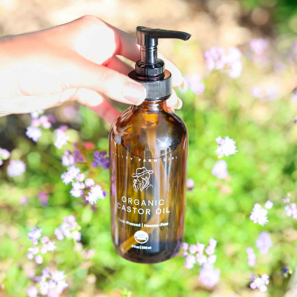 Organic Castor Oil – Cold Pressed, Hexane-Free | Hair, Skin & Lash Growth