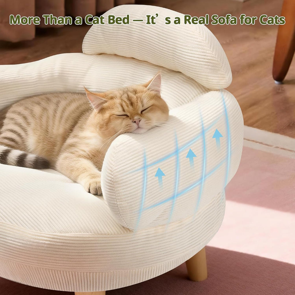 Furniture-Style Pet Sofa Bed