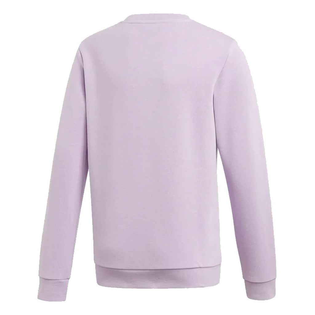 adidas Originals Kids' Trefoil Crew Sweatshirt - Purple Glow / White (DV2890)
