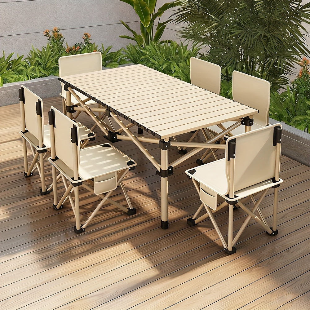 Portable Foldable Camping Table for 4–6 People