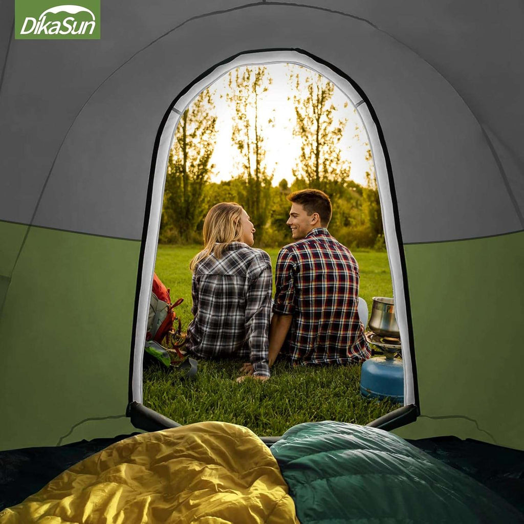 Dikasun 5.5–6.7ft Pickup Truck Bed Tent with Awning – Green