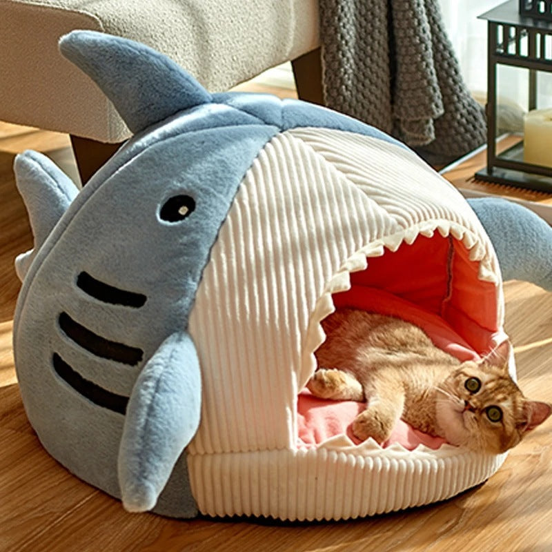 Shark Pet Nest – Cat & Dog Bed