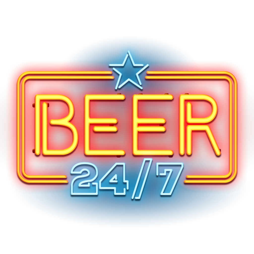 Beer 24/7 T-Shirt – Black | Richmond Hood Company