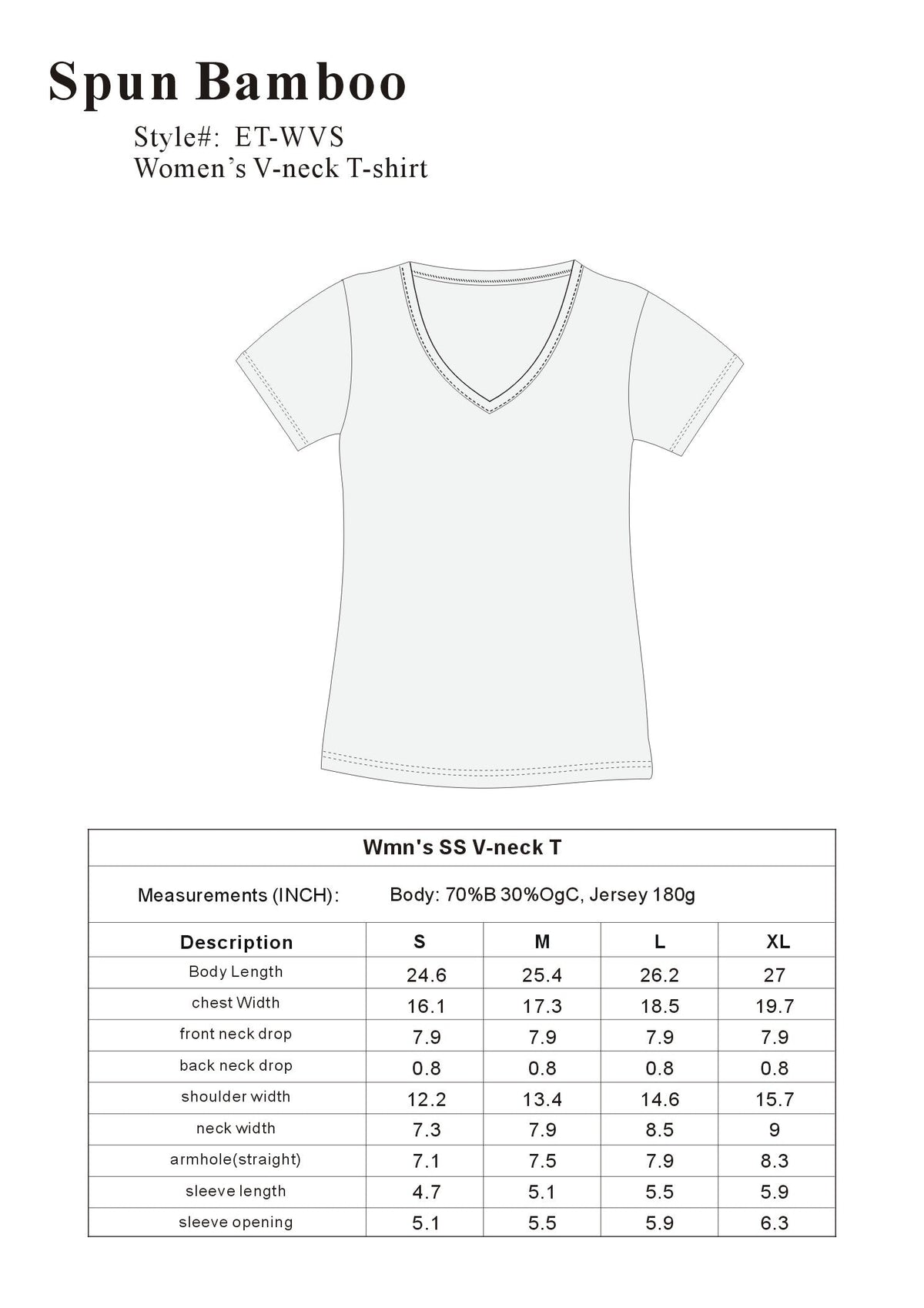 Be Kind Bamboo V-Neck Cap Sleeve T-Shirt