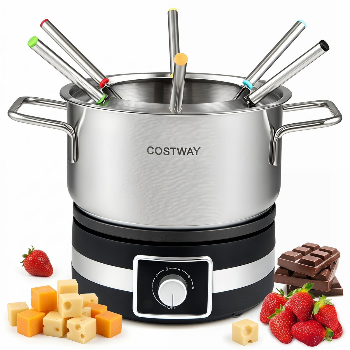 Electric Fondue Pot Set